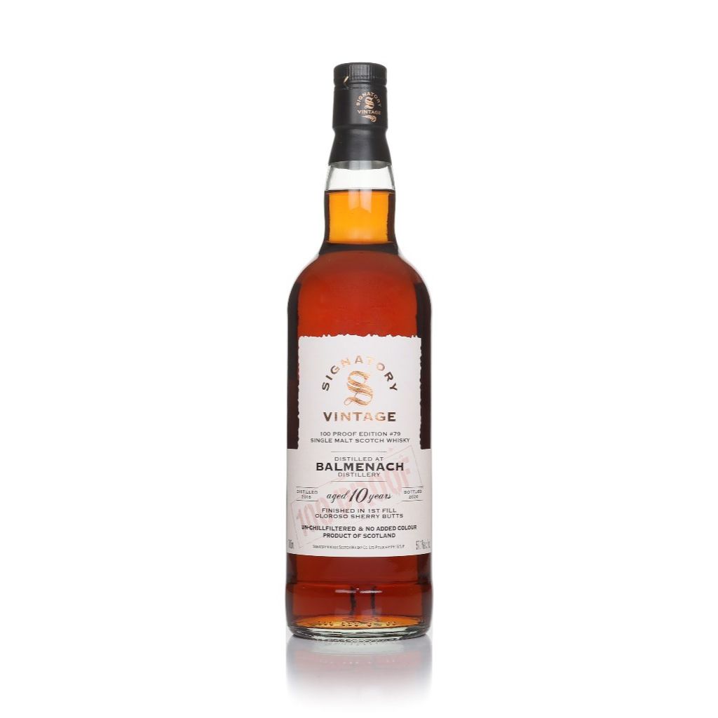 Balmenach 10 yo (2016), Signatory – 100 Proof Edition #79 (Oloroso finish), 57.1%