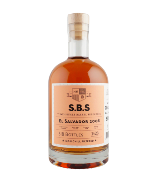 El Salvador 12 år (2008/2020), The 1423 Single Barrel Selection, 55%
