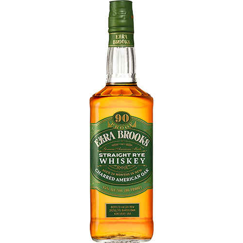 Ezra Brooks Straight Rye Whiskey, 45%