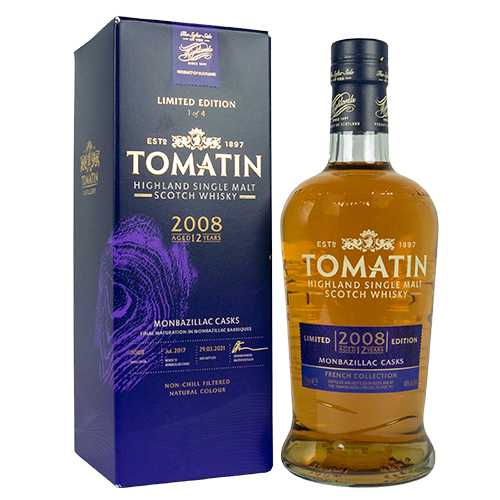 Tomatin 12 yo (2008/2021), The French Collection - Monbazillac, 46%