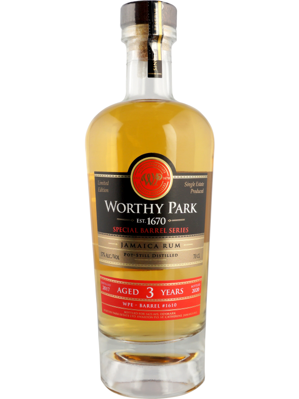 Worthy Park, WPE - Barrel #1610, 3 yo. Jamaica Rum, 57%